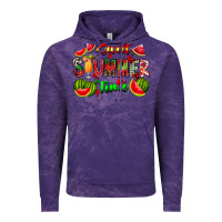 Cloud Purple summer time Vintage Hoodie - CowhideDigitalArt