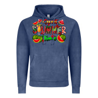 Vintage Denim summer time Vintage Hoodie - CowhideDigitalArt