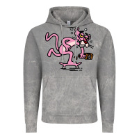 Cloud Rock pink panther Vintage Hoodie - linhVisuals