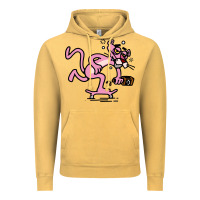 Vintage Mustard pink panther Vintage Hoodie - linhVisuals