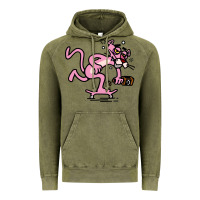 Vintage Olive pink panther Vintage Hoodie - linhVisuals