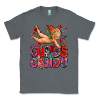 Charcoal Heather cupids candy olivia Classic Tee - OliviaCreatesArt