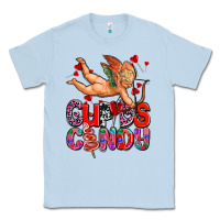Dusty Blue cupids candy olivia Classic Tee - OliviaCreatesArt