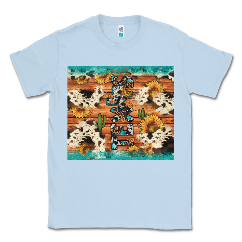Texas Sunflower Cactus Cowhide Classic Tee by Artiststas | Teevron
