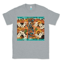 Heather Grey texas sunflower cactus cowhide Classic Tee - Artiststas