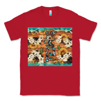 Red texas sunflower cactus cowhide Classic Tee - Artiststas