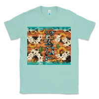 Seafoam texas sunflower cactus cowhide Classic Tee - Artiststas
