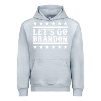 Heather Grey Let's Go Brandon Impeach Urban Hoodie - Jasminsmagicworld