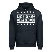 Navy Let's Go Brandon Impeach Urban Hoodie - Jasminsmagicworld