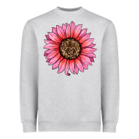 Heather Grey valentines day sunflower Heavyweight Sweatshirt - RanaPortraitStore