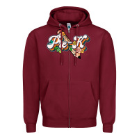 Burgundy pre k Zipper Hoodie - JahusDesignShop