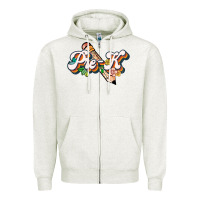 Oatmeal Heather pre k Zipper Hoodie - JahusDesignShop