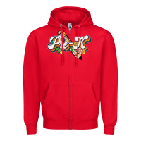 Red pre k Zipper Hoodie - JahusDesignShop