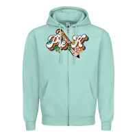 Seafoam pre k Zipper Hoodie - JahusDesignShop