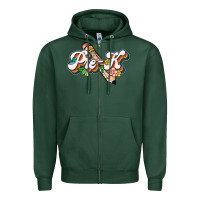 Sports Green pre k Zipper Hoodie - JahusDesignShop