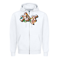 White pre k Zipper Hoodie - JahusDesignShop