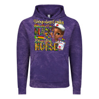 Cloud Purple unapologetically pretty black educated nurse Vintage Hoodie - CowhideDigitalArt