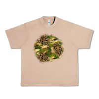 Burro camouflage and leopard patch  2 Urban Heavy Tee - BundleAndBundleShop