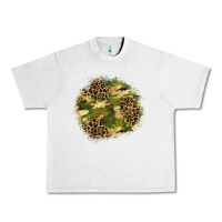 Lunar Rock camouflage and leopard patch  2 Urban Heavy Tee - BundleAndBundleShop