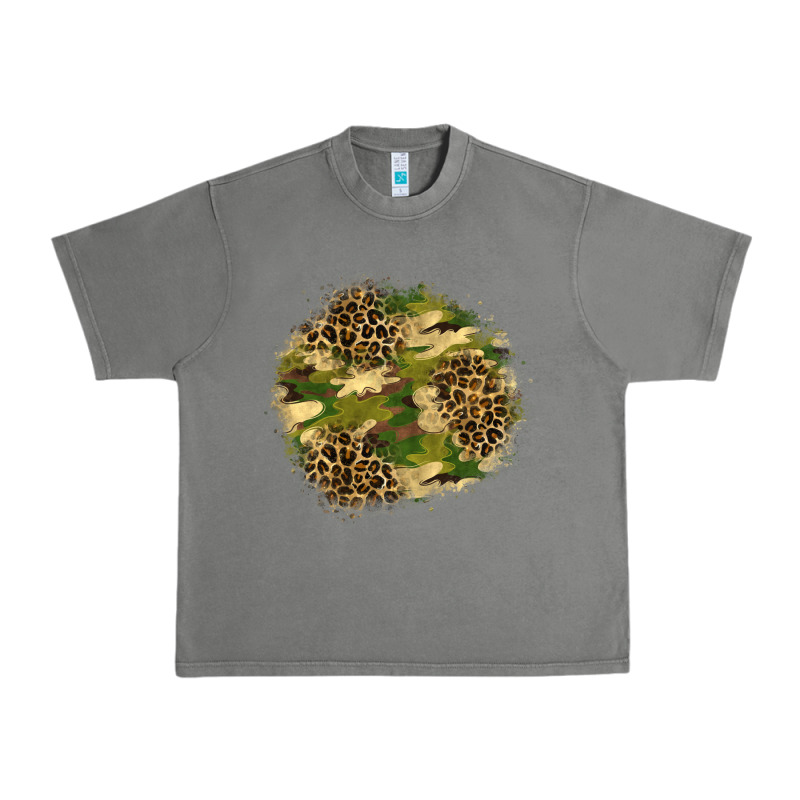 Camouflage And Leopard Patch  2 Urban Heavy Tee by BundleAndBundleShop | Teevron