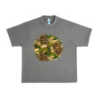 Tornado camouflage and leopard patch  2 Urban Heavy Tee - BundleAndBundleShop