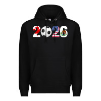 Black North America 2026 Football  Canada USA Mexico Soccer Premium Hoodie - maiPhamDesign