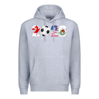 Heather Grey North America 2026 Football  Canada USA Mexico Soccer Premium Hoodie - maiPhamDesign