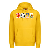 Lemon North America 2026 Football  Canada USA Mexico Soccer Premium Hoodie - maiPhamDesign