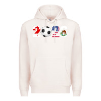 Pale Pink North America 2026 Football  Canada USA Mexico Soccer Premium Hoodie - maiPhamDesign