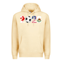 Pina Colada North America 2026 Football  Canada USA Mexico Soccer Premium Hoodie - maiPhamDesign