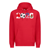Red North America 2026 Football  Canada USA Mexico Soccer Premium Hoodie - maiPhamDesign