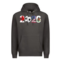 Smoke North America 2026 Football  Canada USA Mexico Soccer Premium Hoodie - maiPhamDesign
