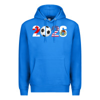 True Royal North America 2026 Football  Canada USA Mexico Soccer Premium Hoodie - maiPhamDesign