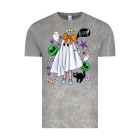 Cloud Rock cute ghost halloween Vintage Tee - BundleAndBundleShop