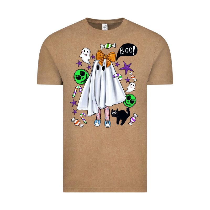 Cute Ghost Halloween Vintage Tee by BundleAndBundleShop | Teevron