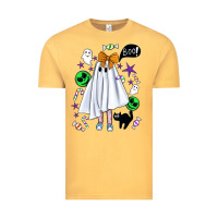 Vintage Mustard cute ghost halloween Vintage Tee - BundleAndBundleShop