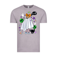 Vintage Zinc cute ghost halloween Vintage Tee - BundleAndBundleShop