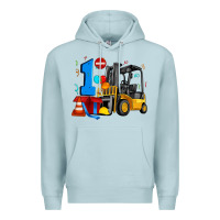 Blue Mist forklift birthday one Premium Hoodie - Artiststas