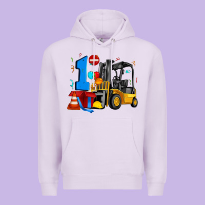 Forklift Birthday One Premium Hoodie Designed By Artiststas