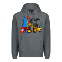 Rock forklift birthday one Premium Hoodie - Artiststas