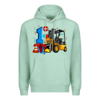 Seafoam forklift birthday one Premium Hoodie - Artiststas