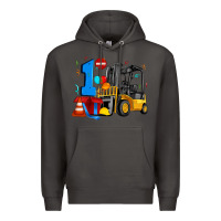 Smoke forklift birthday one Premium Hoodie - Artiststas