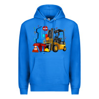 True Royal forklift birthday one Premium Hoodie - Artiststas