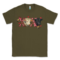 Army Green xoxo charolais and black angus Classic Tee - RanaPortraitStore
