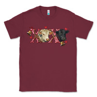 Burgundy xoxo charolais and black angus Classic Tee - RanaPortraitStore