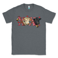 Charcoal Heather xoxo charolais and black angus Classic Tee - RanaPortraitStore