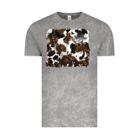 Cloud Rock leopard cowhide background Vintage Tee - RanaPortraitStore