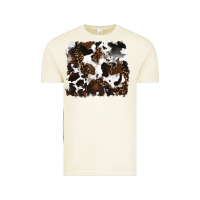 Vintage Arctic leopard cowhide background Vintage Tee - RanaPortraitStore