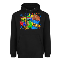 Black my child is non verbal but her mama aint afro hand rana Heavyweight Hoodie - RanaPortraitStore