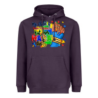 Plum my child is non verbal but her mama aint afro hand rana Heavyweight Hoodie - RanaPortraitStore
